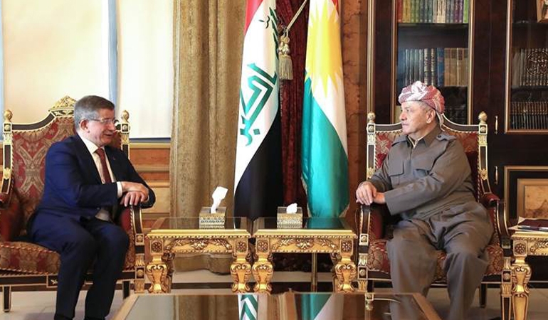 Barzani ile Davutoğlu PKK açılımını konuştu: ‘Tarihi adım’