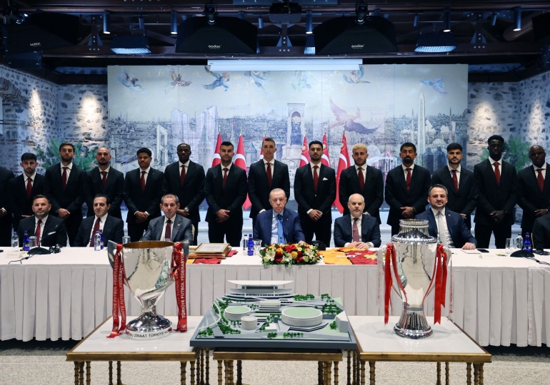 Erdoğan, Galatasaray’ı kabul etti
