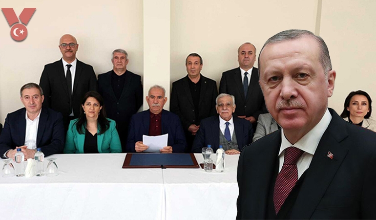 Erdoğan bakan ve vekillere seslendi: Bugün yarın PKK silahları bırakacak
