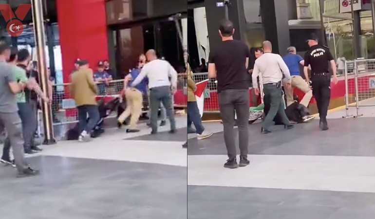 İsrail Büyükelçiliği önündeki protestoya polis müdahalesi: O görüntülere soruşturma başlatıldı