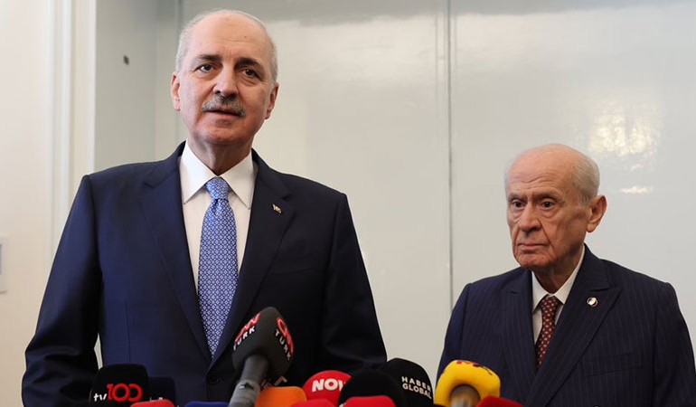 Numan Kurtulmuş, Bahçeli’yi TBMM’de ziyaret etti: ‘Yeni bir süreç başlamıştır’