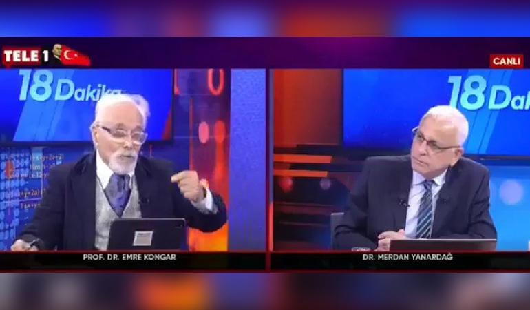 Canlı yayında tansiyon yükseldi… Emre Kongar ile Merdan Yanardağ arasında ‘Sırrı Süreyya Önder’ tartışması