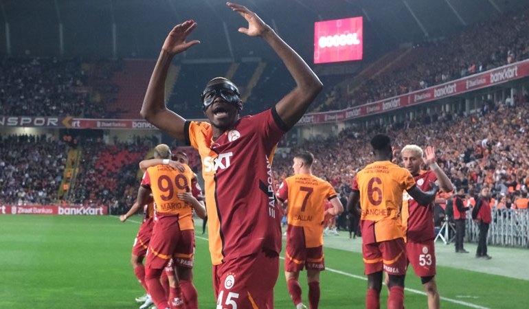 Türkiye Kupası’nda zafer Galatasaray’ın: Osimhen’den gol rekoru!