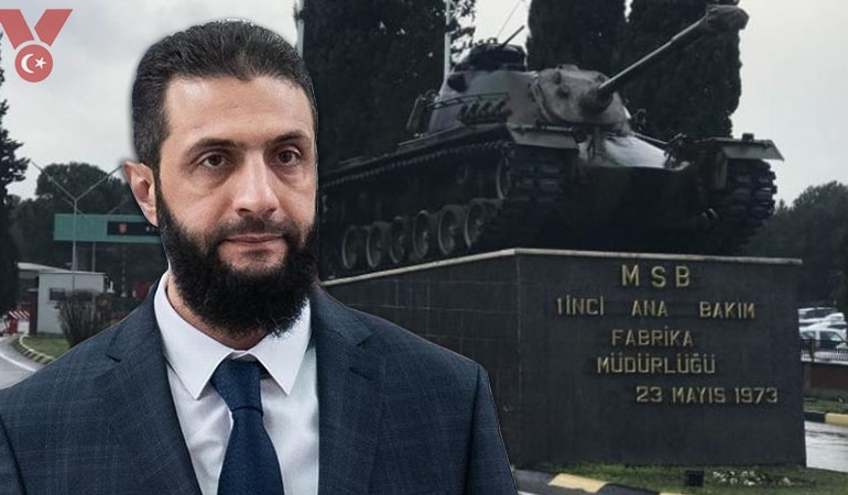Şara’nın sürpriz ziyaretinde dikkat çeken iddia: Tank Palet Fabrikası’nı gezdi