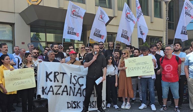 KRT emekçilerinin direnişi 5’inci gününde: ‘Mücadele sürecek’