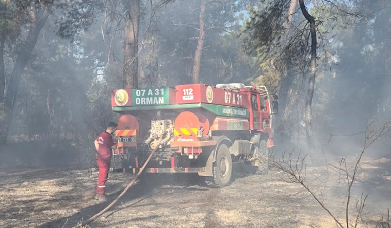 Antalya’da orman yangını!