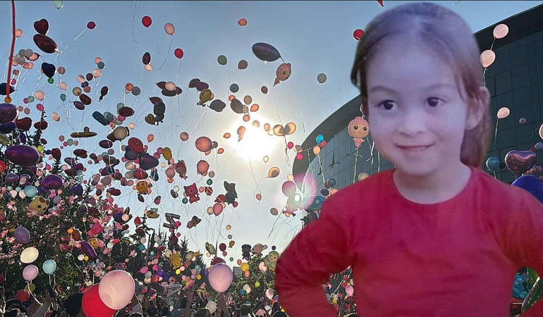 Binlerce balon göğe bırakılmıştı: Elif Azra hayatını kaybetti