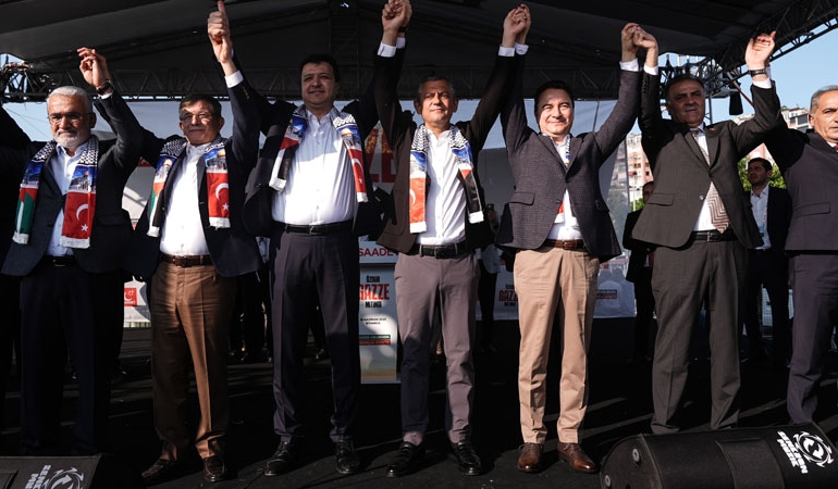 Saadet Partisi’nden ‘Gazze’ mitingi: Hangi parti liderleri katıldı?