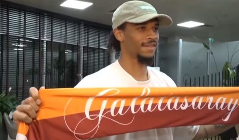 Leroy Sane, Galatasaray için İstanbul’da