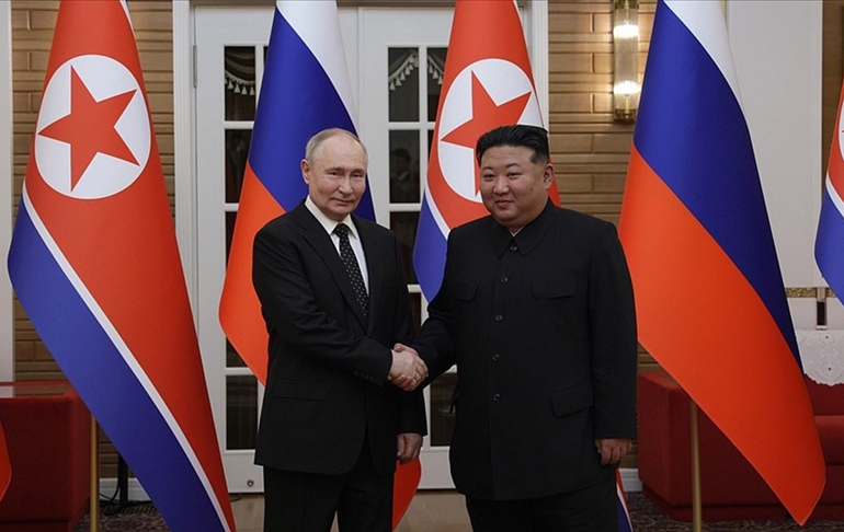 Kuzey Kore lideri Kim, Rusya’ya koşulsuz destek sözü verdi