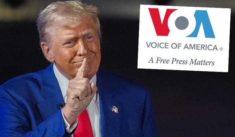Trump’tan ‘Amerika’nın Sesi’ çağrısı: Kapatılması için oy istedi
