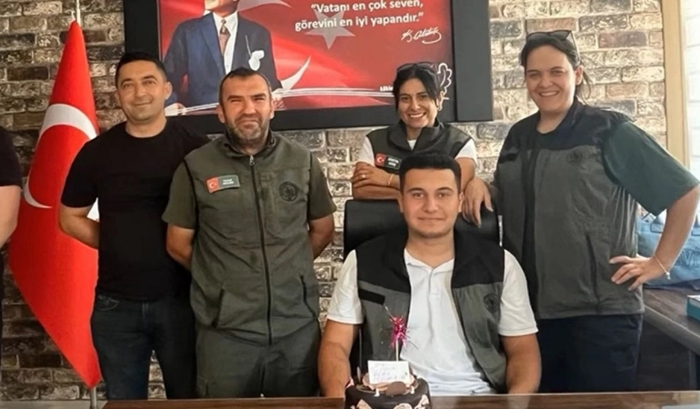 AKP’li başkanın oğlu, İlçe Tarım ve Orman Müdürlüğü’nde doğum günü kutladı