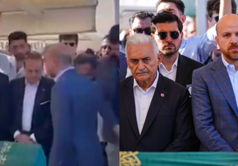 Yiğit Bulut’un cenazesinde dikkat çeken görüntü: Bilal Erdoğan, Egemen Bağış’ın elini sıkmadı