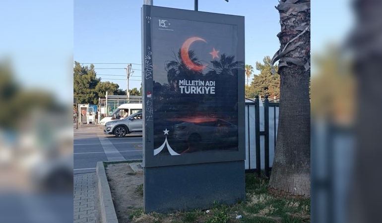 15 Temmuz afişi tepki çekti: ‘Milletin adı Türkiye’