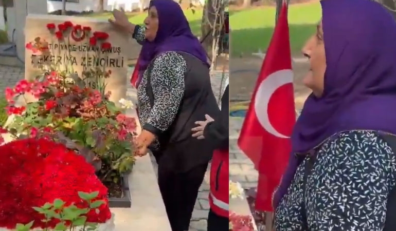 Şehit annesinden elini öpmek isteyen AKP ve MHP’lilere tepki: ‘Utanmıyorlar da, gelmeyin yanıma!’