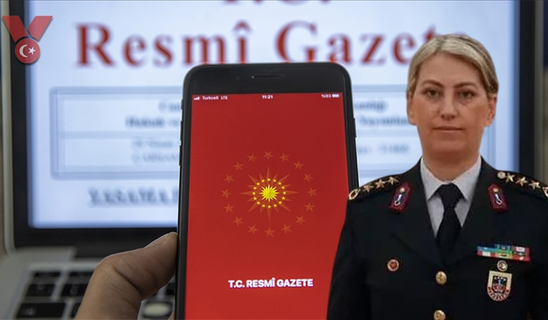 Resmi Gazete’de yayımlandı: Jandarma’ya bir kadın paşa daha