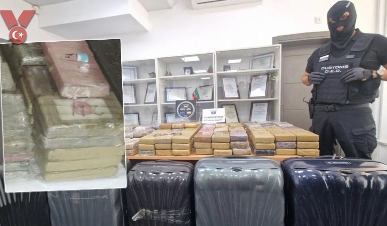 Diplomatik plakalı araçtan 206 kilo kokain çıktı! Dikkat çeken ‘üç hilal’ ayrıntısı…