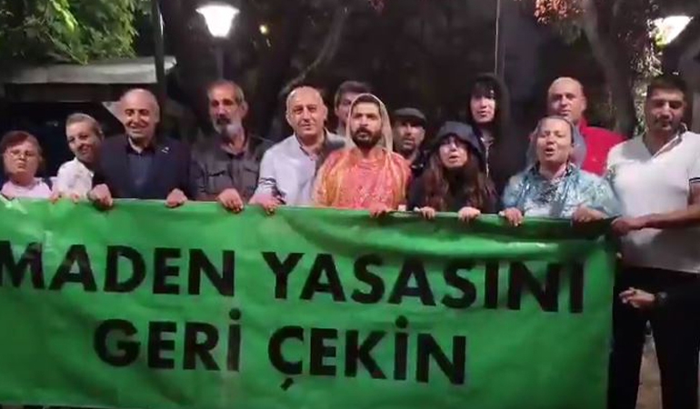 Ankara’da zeytinleri için nöbet tutan köylüler açlık grevi kararı aldı