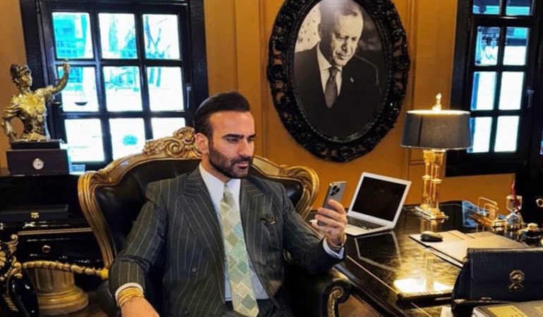 Erdoğan fotoğrafıyla paylaşım yapan avukat Cem Duman gözaltına alındı