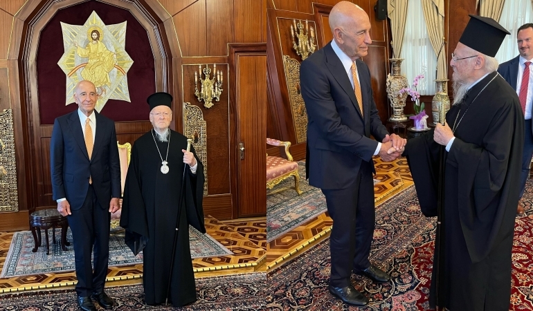 Tom Barrack’tan yeni skandal… Fener Patriği Bartholomeos’u ‘ekümenik’ ilan etti!