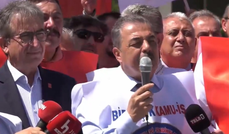 Birleşik Kamu-İş’ten memur zammına tepki: Bunun tek bir müsebbibi Saray’da oturan Cumhurbaşkanı!