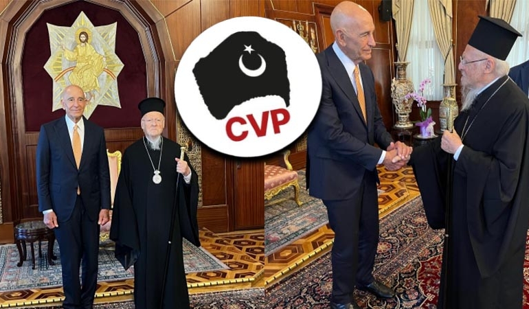 Bartholomeos’u ‘ekümenik’ ilan etmişti… CVP’den ‘Tom Barrack’ tepkisi: Egemenliğimize yönelen saldırı kabul edilemez!