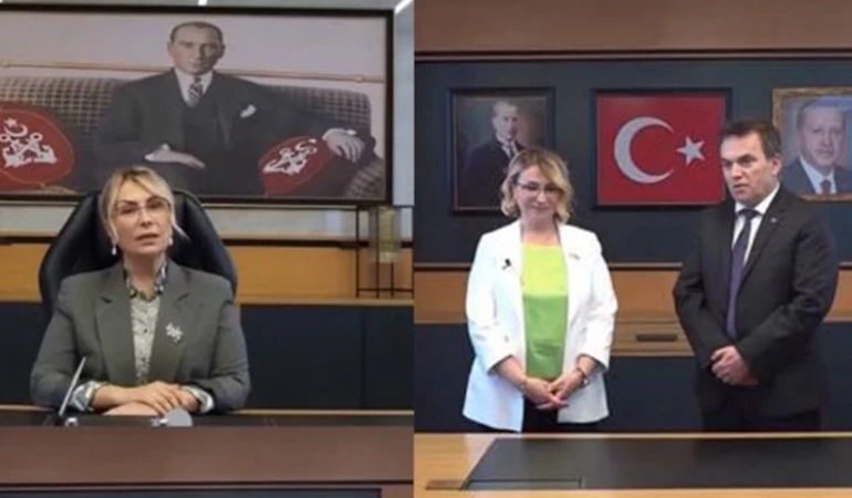 CHP’den AKP’ye transfer olunca Atatürk’ün fotoğrafını küçültüp Erdoğan’ı astı… AKP’li bile itiraz etti
