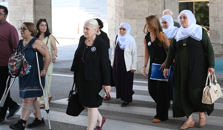 Açılım komisyonunda Cumartesi Anneleri dinlendi