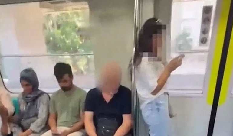 Marmaray’da kadının saçını koklayan şahıs gözaltına alındı