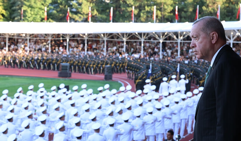 Erdoğan’dan teğmenlerin mezuniyetinde ‘FETÖ’ mesajı