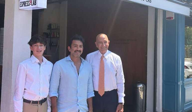 Tom Barrack, EspressoLab’i ziyaret etti