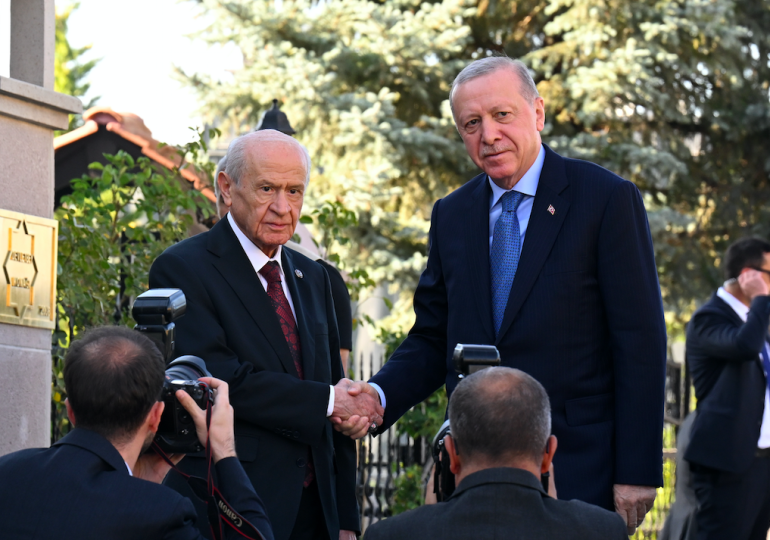Erdoğan’dan Bahçeli’ye ziyaret
