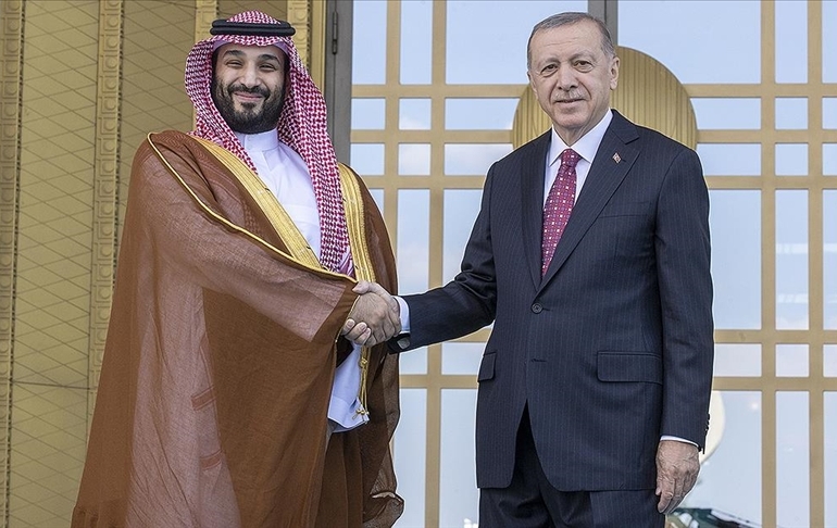 Erdoğan, Suudi Arabistan Veliaht Prensi Selman ile görüştü