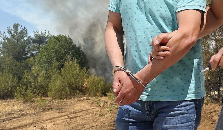 Kastamonu-Karabük sınırında orman yangınları: 5 yabancı gözaltına alındı