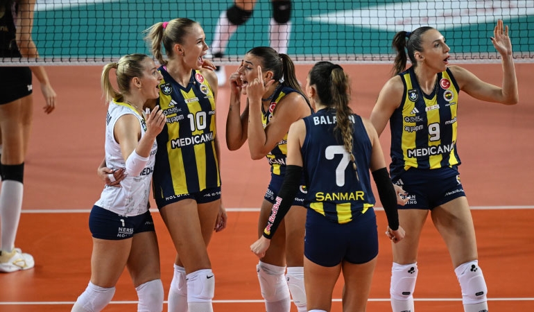 Voleybolda Şampiyonlar Kupası VakıfBank’ı yenen Fenerbahçe’nin