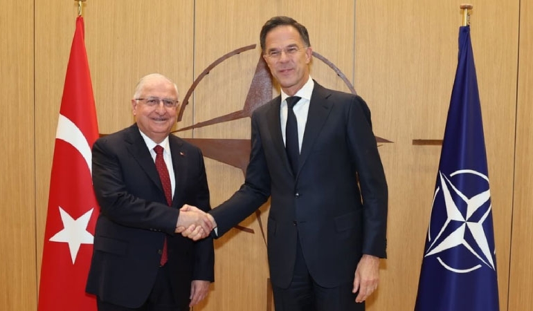 Bakan Güler NATO Genel Sekreteri Rutte ile görüştü
