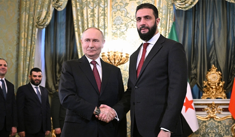 Şara Moskova’da Putin’le bir araya geldi: Esad’ın iadesi masada mı?