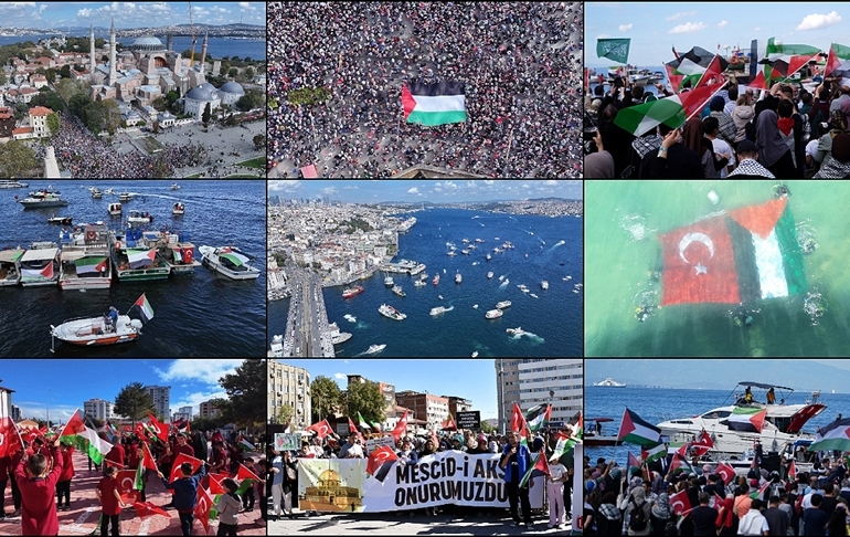 Yurt genelinde İsrail protestoları