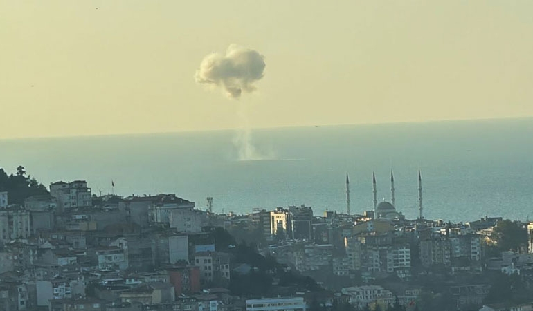 Trabzon’da denizde bulunan insansız deniz aracı imha edildi