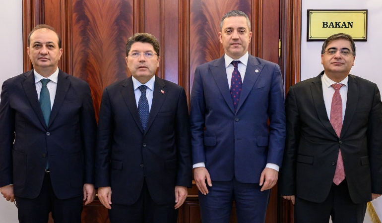 Adalet Bakanı Tunç, TBB Başkanı Sağkan ile görüştü