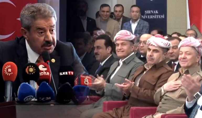 AKP’li vekil Barzani’yi yere göğe sığdıramadı: ‘Sen bizim gözümüzün nurusun, Kürtlüğü senden gördük’