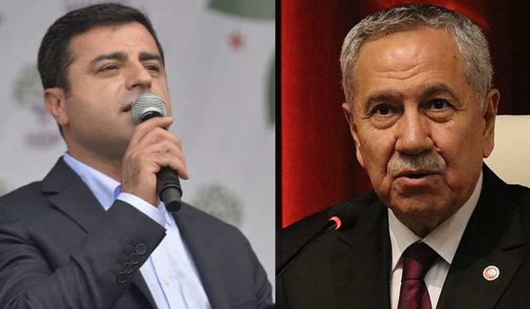 Bülent Arınç ile Selahattin Demirtaş birbirini yalanladı… Konu: Erdoğan