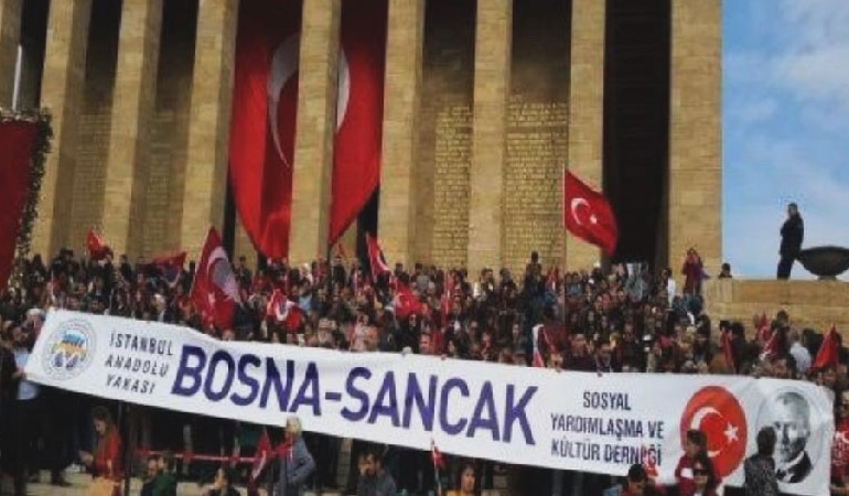 Bosna Sancak Derneği’nden açılıma karşı Anıtkabir buluşmasına destek