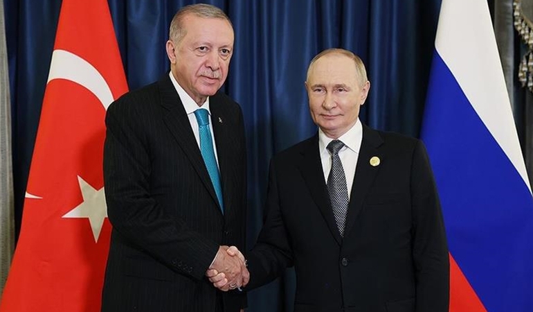 Erdoğan, Putin ile görüştü