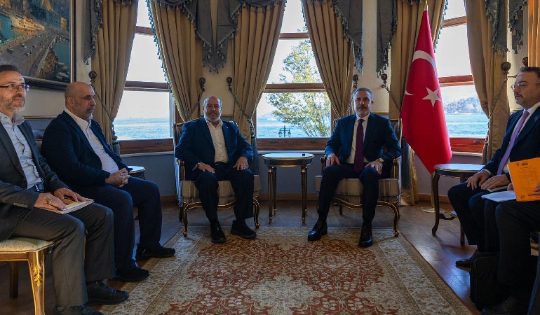 Hakan Fidan Hamas Siyasi Büro üyeleriyle görüştü