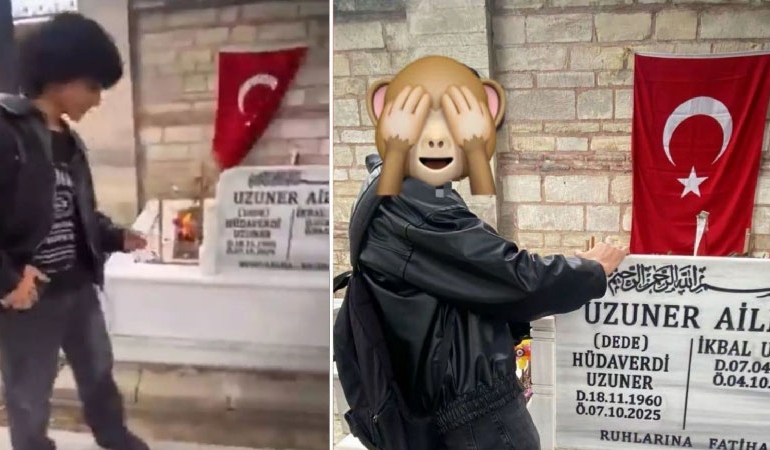 İkbal Uzuner’in mezarında uygunsuz hareketlerde bulunan 2 kişi gözaltına alındı