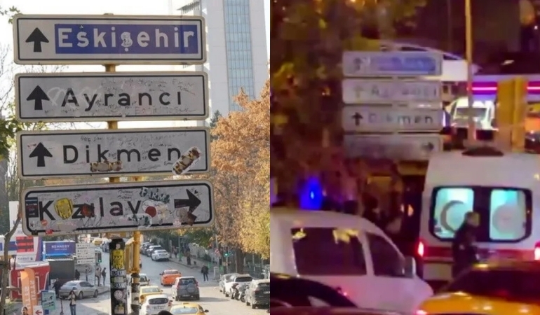 ‘Kızılay’ tabelası akımında kan aktı!