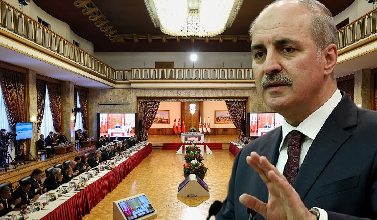 Bölücü komisyonun toplantısı ertelendi: Numan Kurtulmuş grup başkanvekilleriyle görüştü