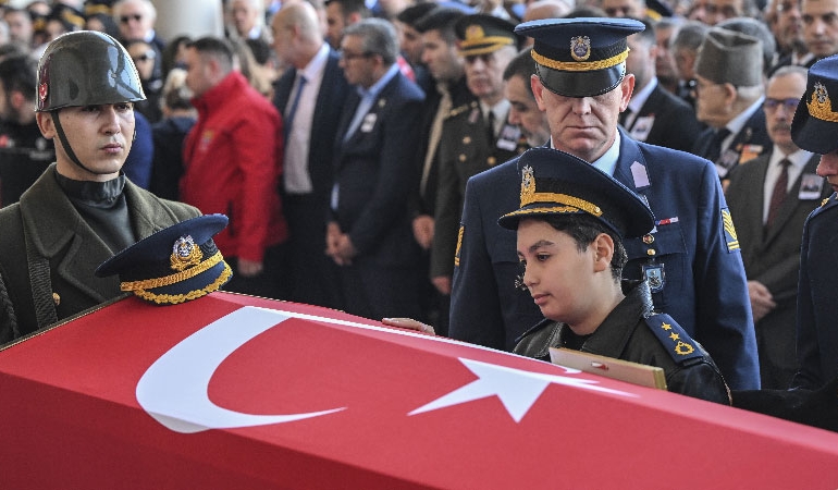 Şehit Yarbay Gökhan Korkmaz son yolculuğuna uğurlandı