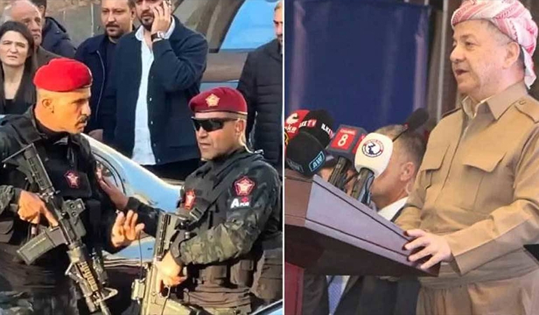Barzani’nin uzun namlulu korumalarına Erdoğan’ın danışmanı bile dayanamadı
